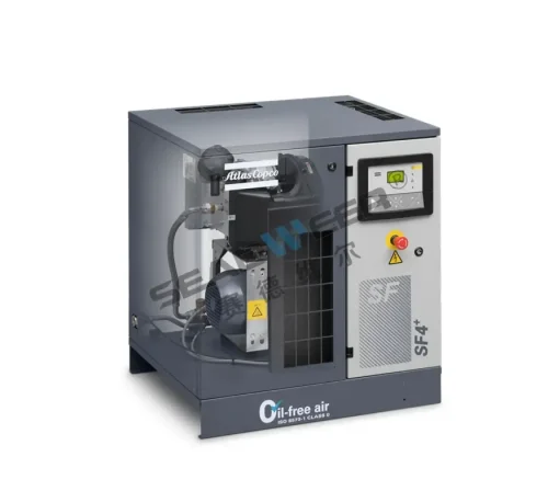Atlas-Copco-compressor-SF4 -ff Atlas Copco Oil Free Scroll Air Compressor SF4ff