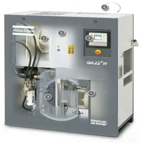 Atlas Copco Air Compressor GA11+ - 30 FF