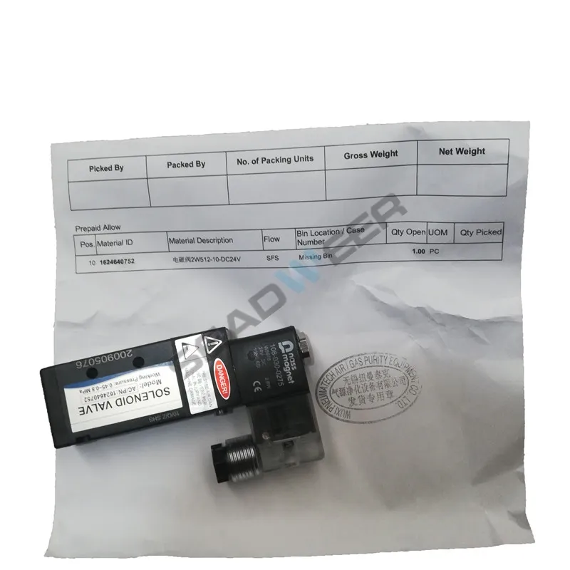 Atlas Copco Air Compressor 1624640752 Solenoid Valve
