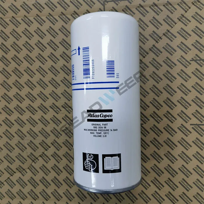 Atlas Copco1092203406 1092203416 Oil Separator Filter Element
