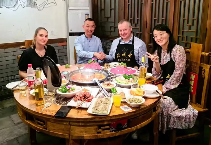 Hot Pot with customers