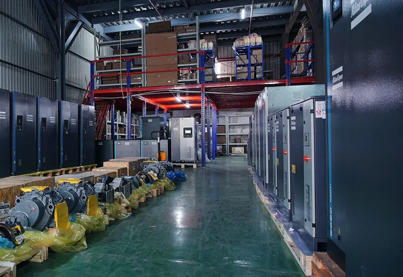 air compressors in warehouse 1