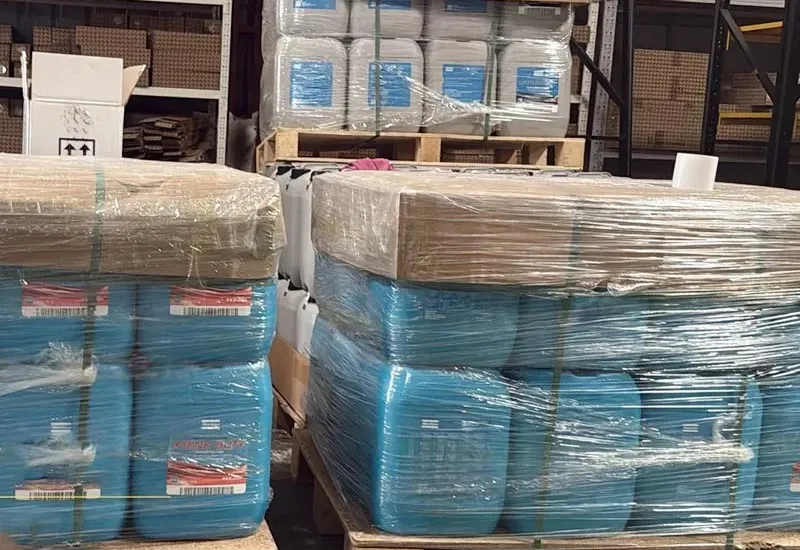 lubricants in warehouse