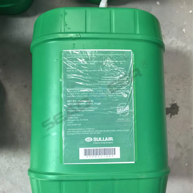 Sullair 250022-669 Sullube Air Compressor Lubricant Oil (2)
