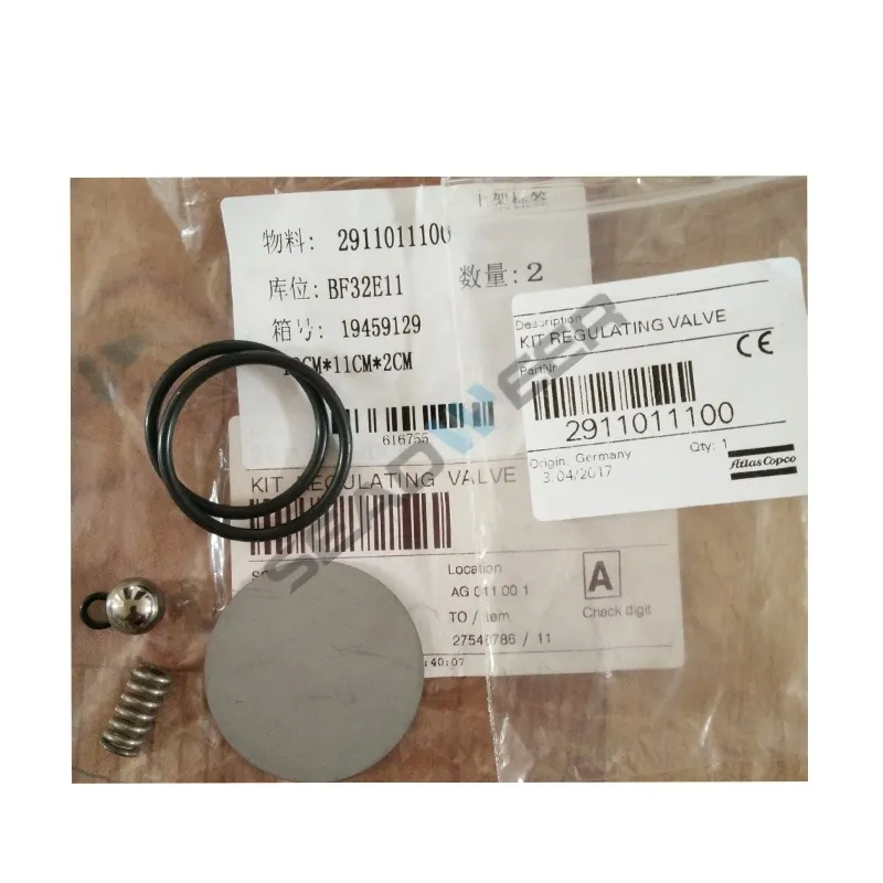 Atlas Copco 2911011100=2911009000 Regulating Valve Kit (1)